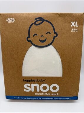 Happiest Baby SNOO SACK SLEEP Ivory Cream Size XL 26-33lbs